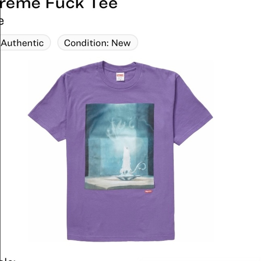 Supreme F*** Tee
